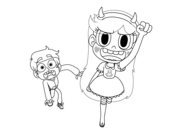 Speedy Princess Coloring Page