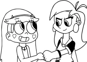 Sweet Star Coloring Page