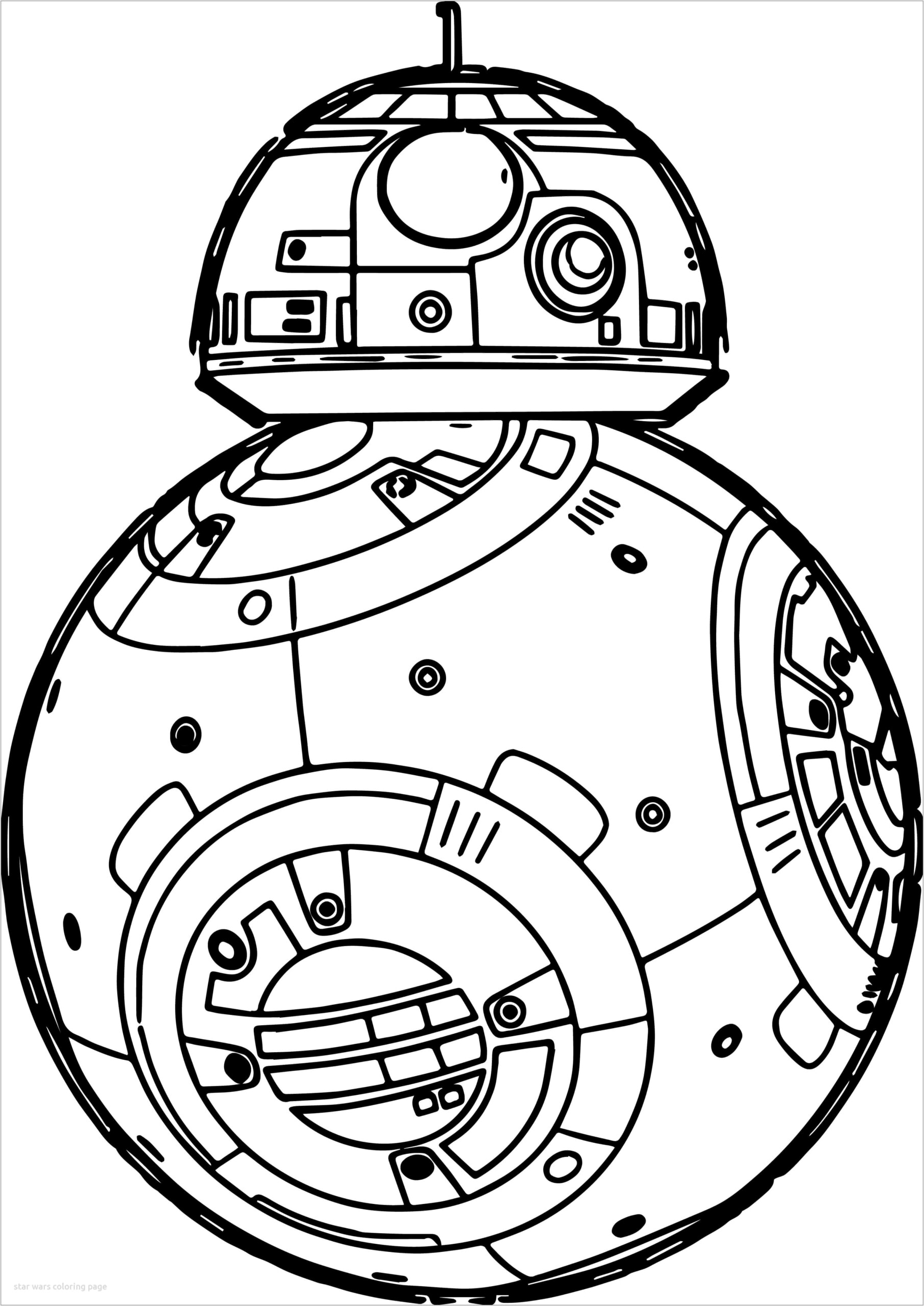 BB-8 from Star Wars Coloring Page