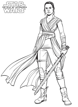 Rey from the Star Wars series