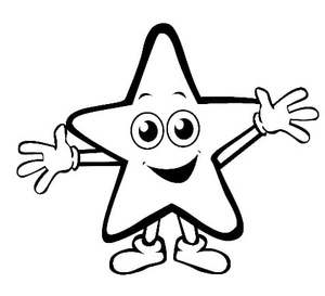 Free Star Coloring Page