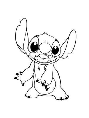 Stitch Sweet Coloring Page