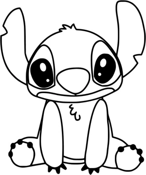 Stitch the Great is the preferred title for this coloring page, not Great Stitch. Coloring Page