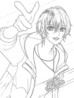 Prince Strawberry Jel Coloring Page