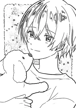 Strawberry Prince Boy Coloring Page