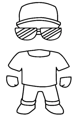 Unstoppable Stumble Guys Coloring Page