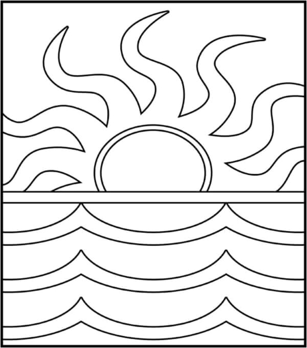 Sunset Blaze Coloring Page