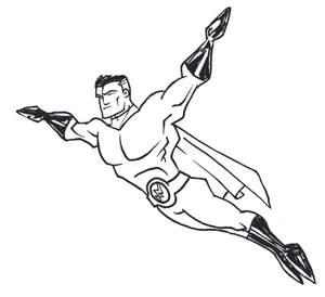 "Graceful Flight in a Weightless Environment" Coloring Page