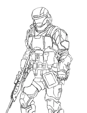 Swat Team Police - Coloring Page Coloring Page