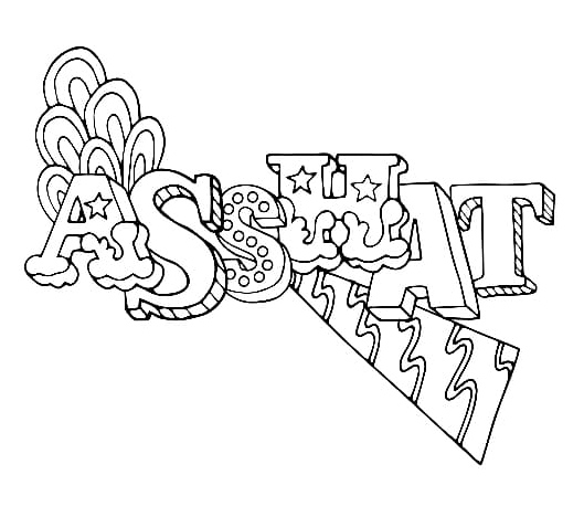 Adults' Profanity Coloring Page Coloring Page