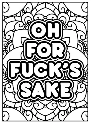 Colorful Language Illustration Coloring Page
