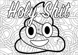 Printable Coloring Page with Adult-Friendly Language Coloring Page