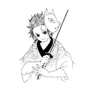Image of Tanjiro Coloring Page