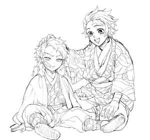 Tanjiro and His Friend