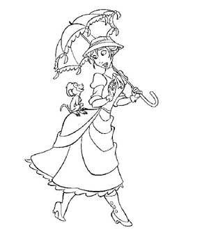 Sweet Jane from Disney's Tarzan Coloring Page