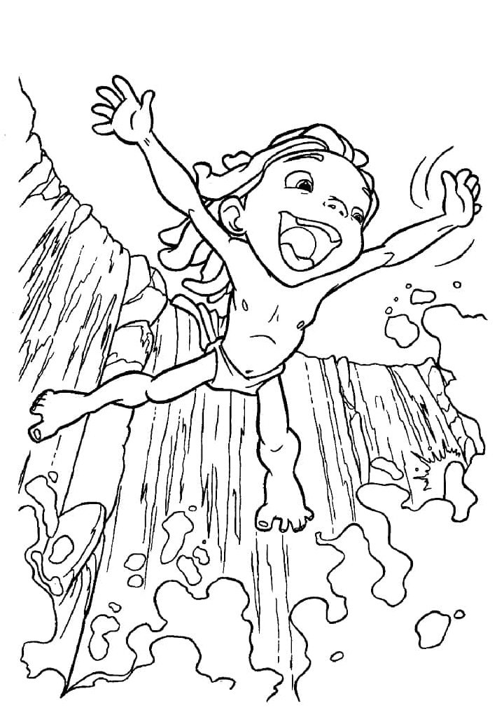 Tarzan the Joker Coloring Page