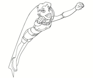 Flying Starfire
