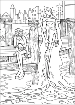Oceanic Titanium Coloring Page