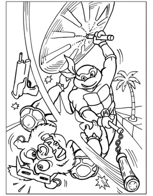 Bebop the Big Boar Coloring Page