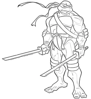 Leo the Strong Lion in the Wind Coloring Page