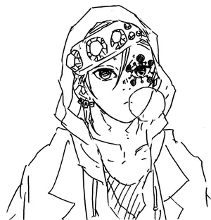 Chill Tengen Uzui Coloring Page