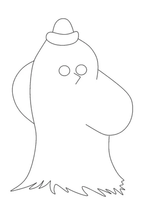 Enigmatic Cousin Itt Coloring Page