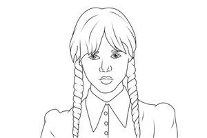 Sorrowful Wednesday Coloring Page