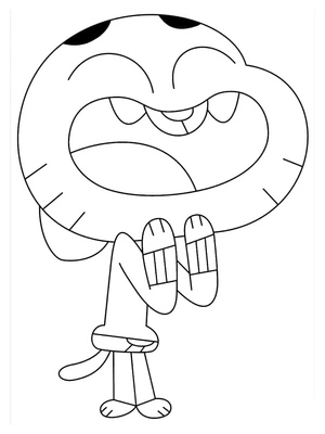 Joyful Gumdrop Coloring Page