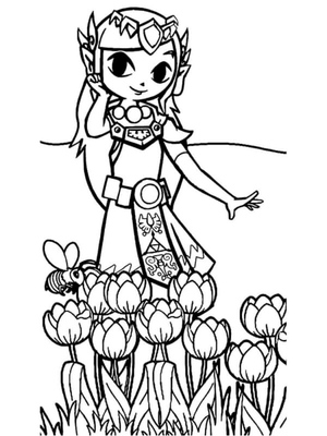 A Royal Beauty Among the Tulips