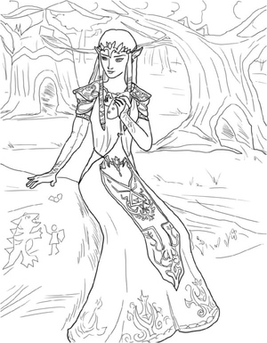 Princess Dreaming By the Shore