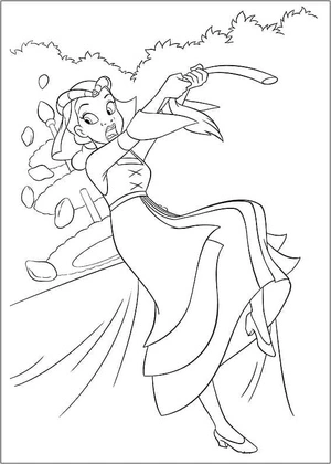 Rescue the Princess and the Frog Coloring Page