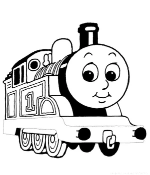 One Number Coloring Page