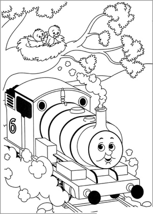 The Chickens Are Excited About the Arrival of the Train