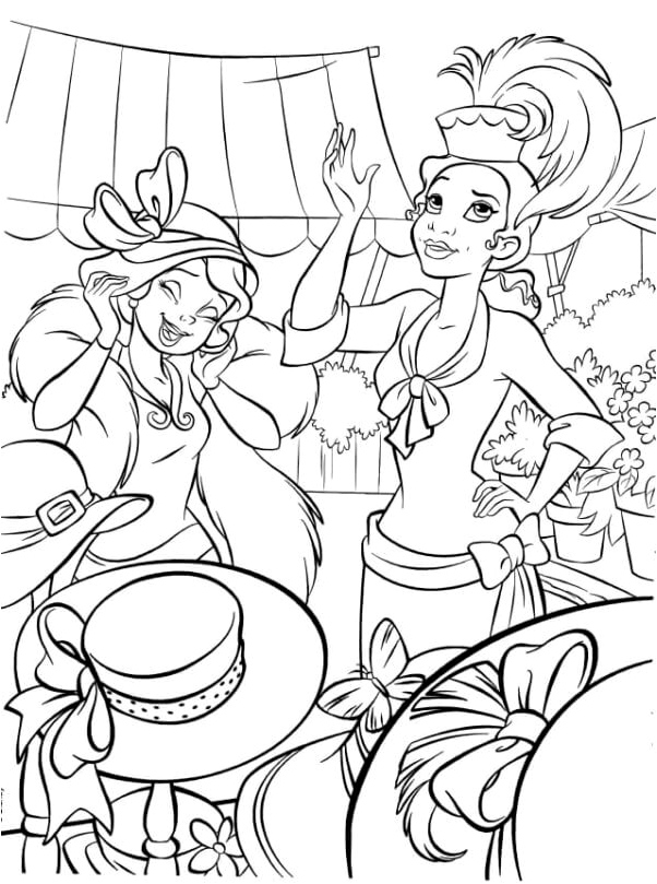 Shopping Adventure Coloring Page