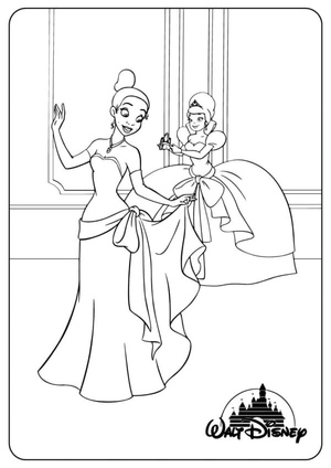 Tiana Having Fun With Her Friend