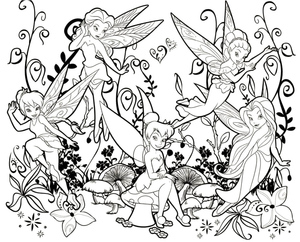 Disney Fairies featuring Tinkerbell