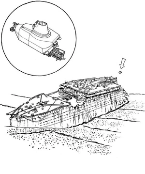 Descending from the Bathyscaphe to the Titanic Coloring Page