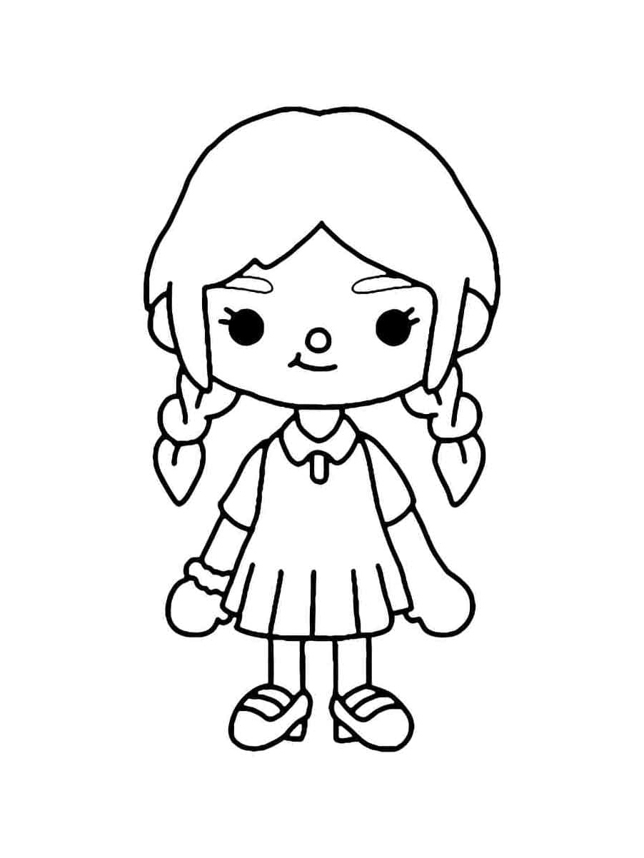 Toca Boca Coloring Page Coloring Page