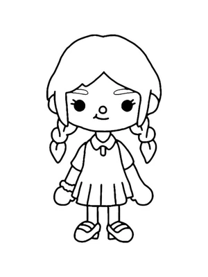 Toca Boca Coloring Page Coloring Page
