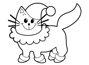 Cheerful Kitty for Young Children