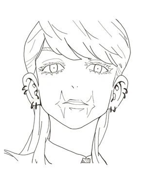 Haruchiyo Sanzu from Tokyo Revengers Coloring Page