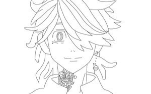 Kazutora Hanemiya from the anime Tokyo Revengers Coloring Page