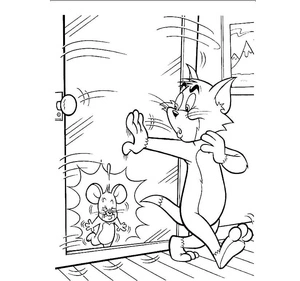 Tom and Jerry - Coloring Page Coloring Page