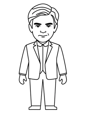 Tiny Tom Cruise Coloring Page