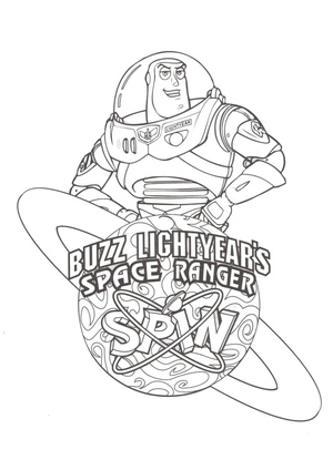 Buzz Lightyear from the Toy Story franchise.