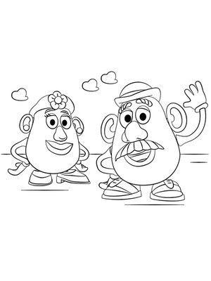 Mr. Potato Head from the Toy Story series