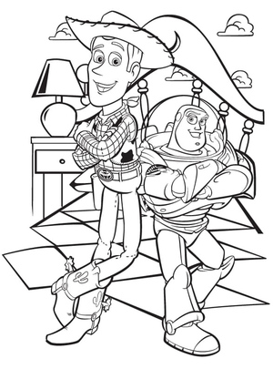 Toy Story's Woody and Buzz Lightyear