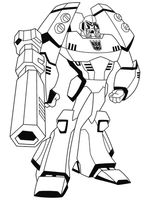 Megatron from the Transformers cartoon