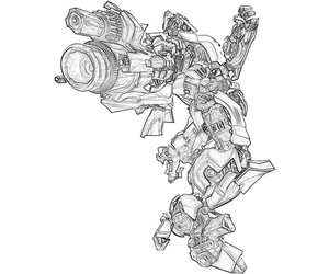 Transformers Bumblebee Coloring Page