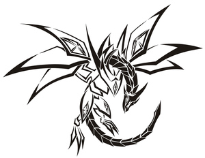 Dragon Tribal Tattoo